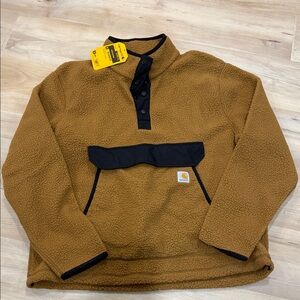 Carhartt Men's Tan Fleece Pullover